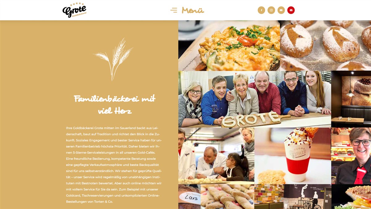 Goldbäckerei Grote – Gold-Café Werdohl | Bahnhof