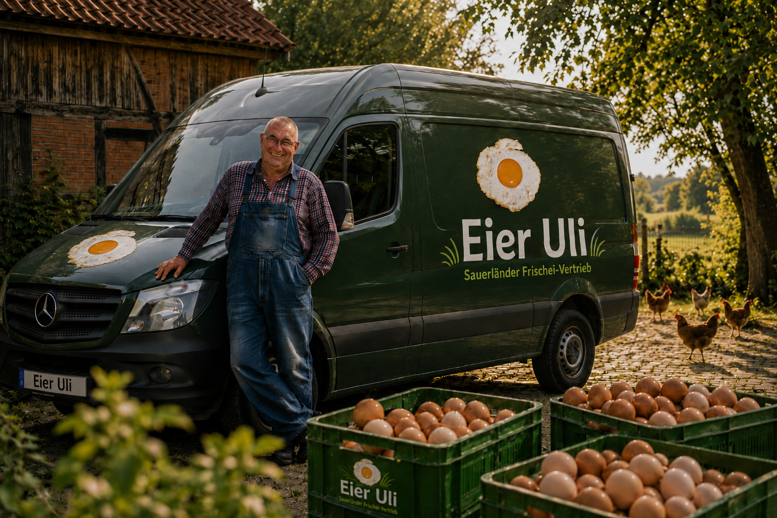 Unser Lieferwagen für Privatkunden